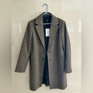 7 For All Mankind - Houndstooth Pea Coat